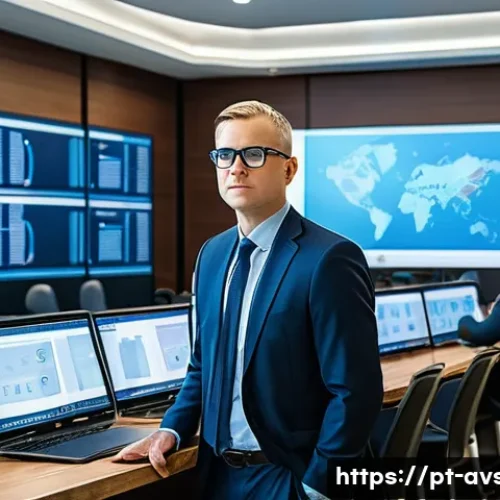 Home 32 항공보안관리사 경력 개발 방법 - A professional airport security manager attending a high-tech training workshop, surrounded by advan...